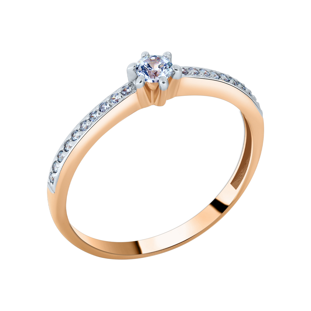 Кольцо помолвочное из золота RUSGOLDART 1667707 1 1 1