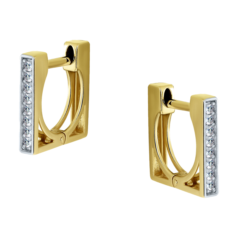 Серьги из золота 18-217506
