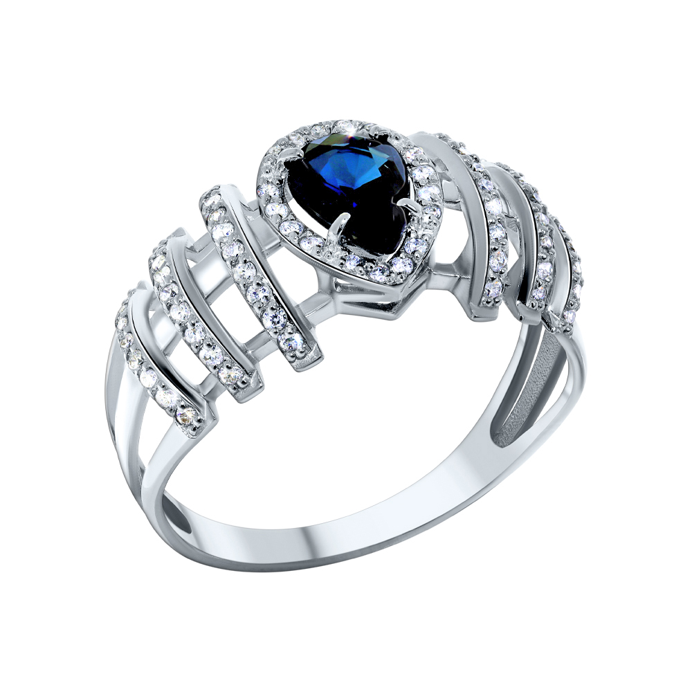 Кольцо с бриллиантом АЛЕКСАНДРА 3012270 №23 6