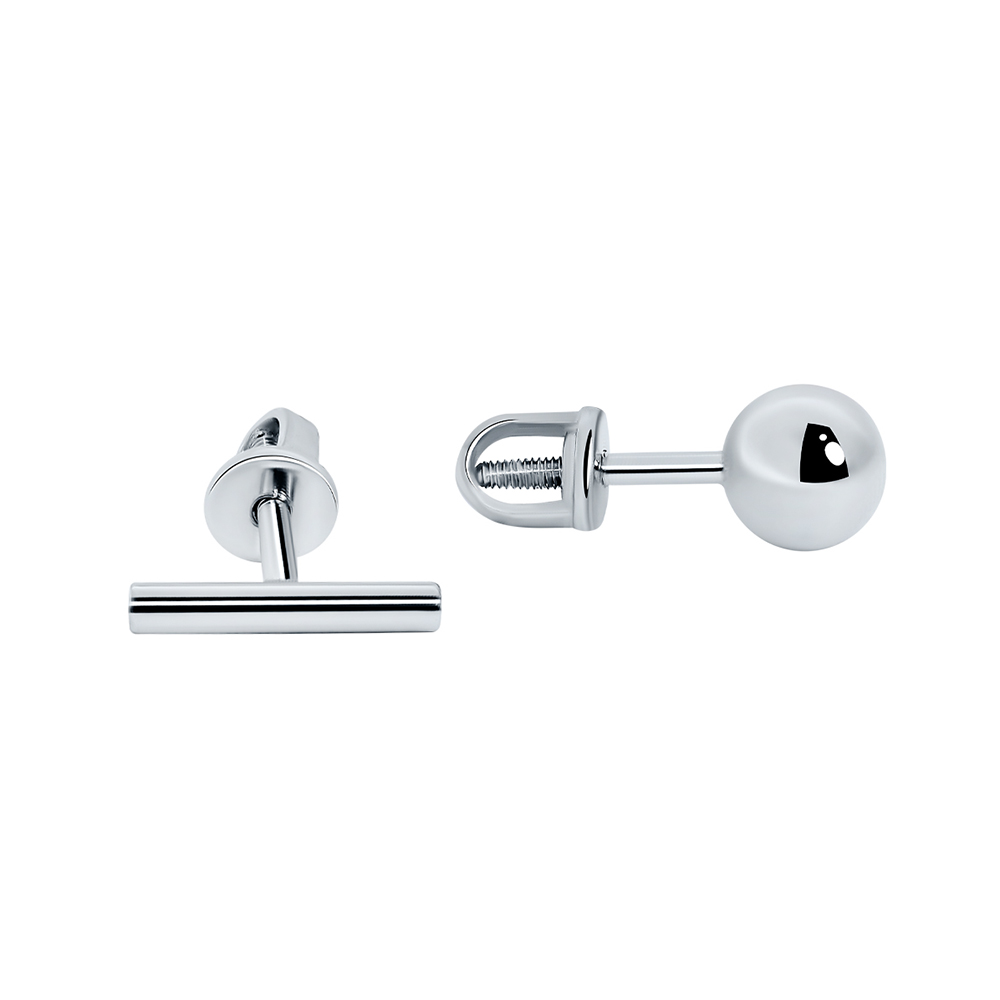 Серьги пуссеты из серебра Мастер клио 300589