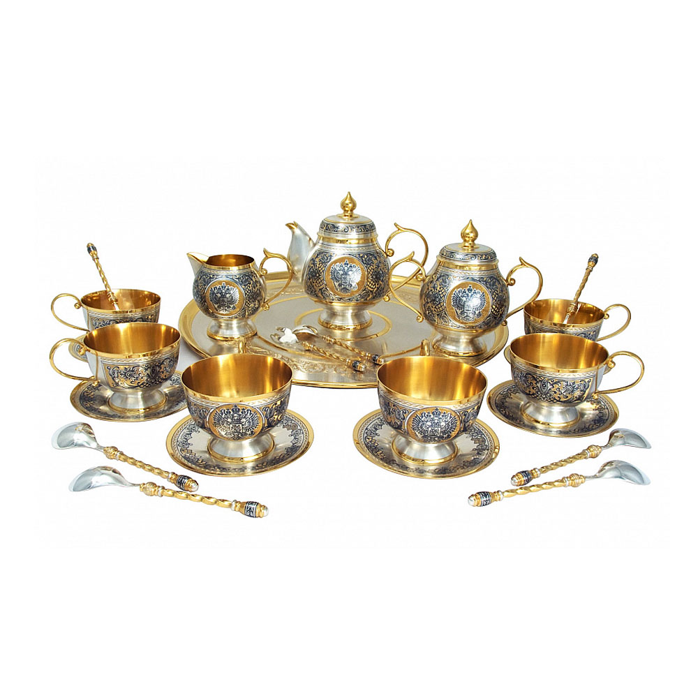 Чайный набор из серебра 40200029А99