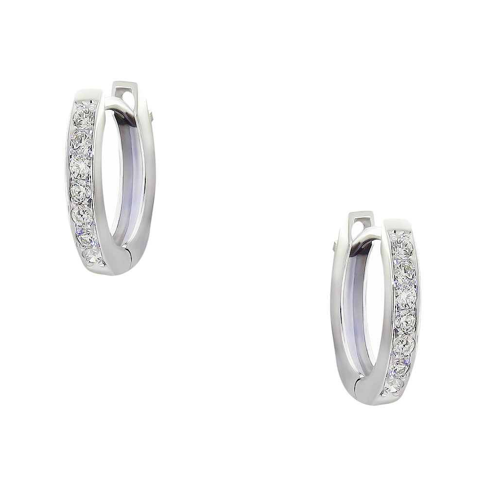 Серьги с бриллиантом ГАЛЕРЕЯ ЭКСКЛЮЗИВА 4576001