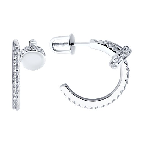 Серьги из серебра SOKOLOV 94-122-02048-1