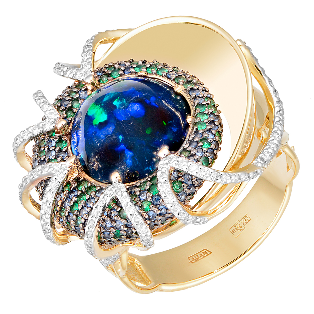 Кольцо с бриллиантом АЛЕКСАНДРА 8011881