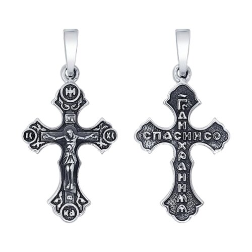 Подвеска крест из серебра SOKOLOV 95120056