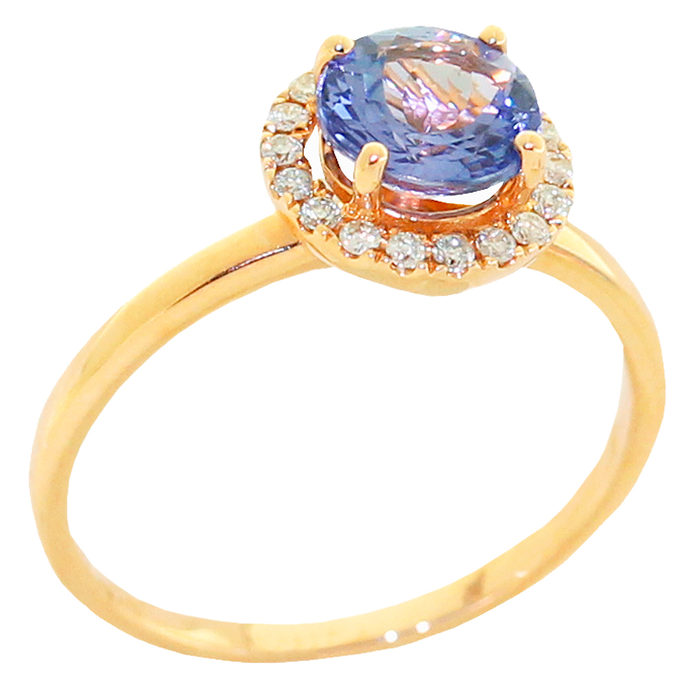 Кольцо с бриллиантом AAS-4149R_PINKDWTZ