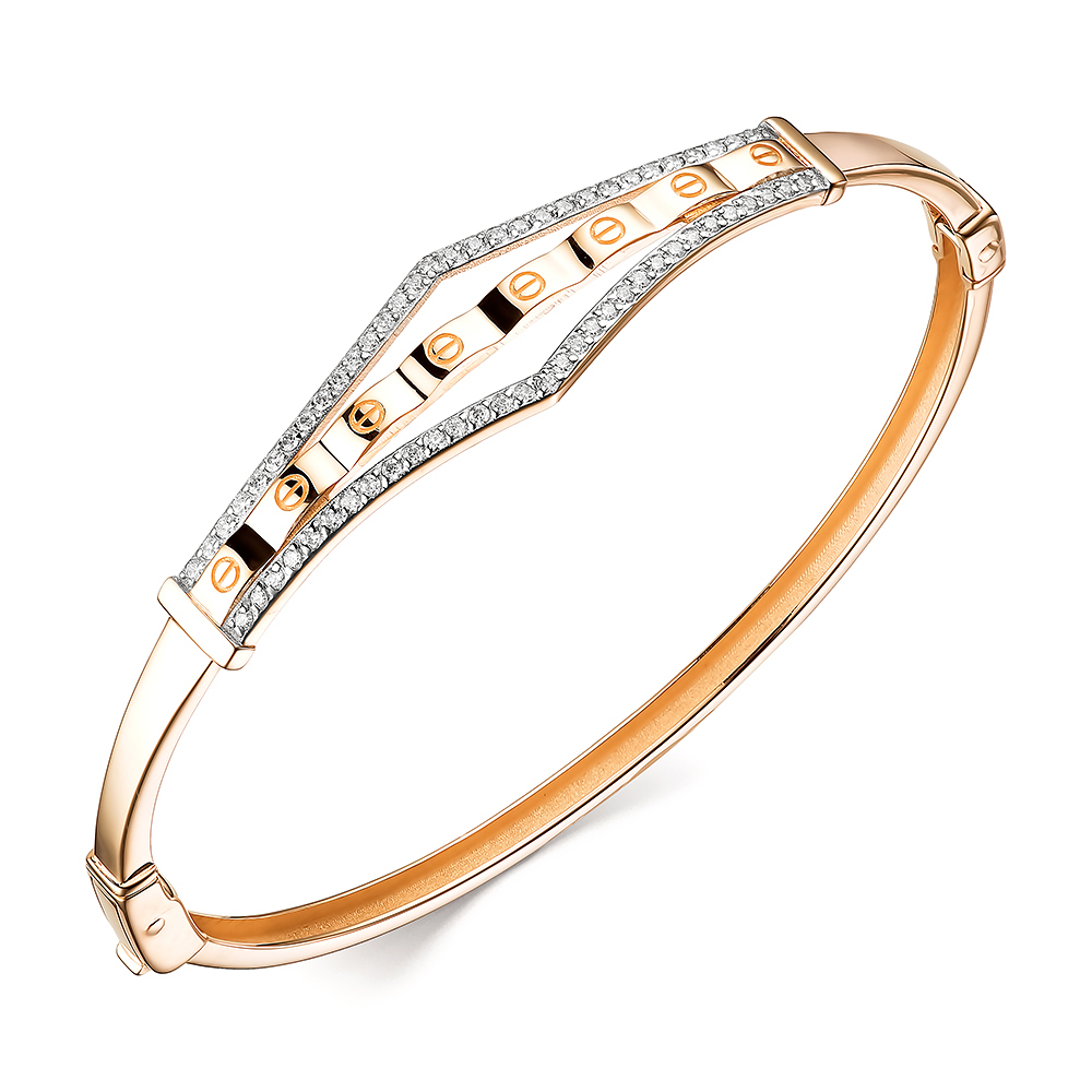 Браслет жесткий из золота CORONA бр5028