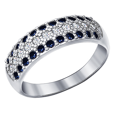 Кольцо из серебра SOKOLOV 94010064