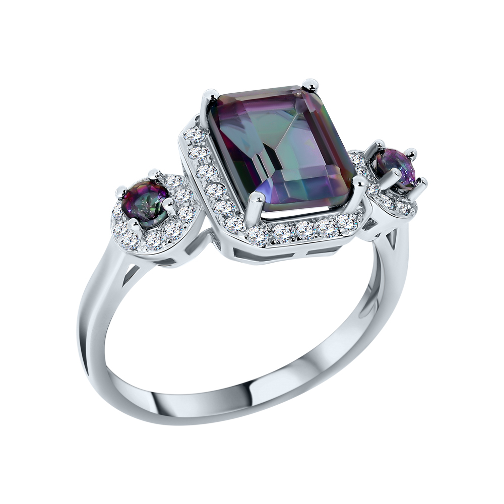 Кольцо из серебра Русский СтилЬ 53080701