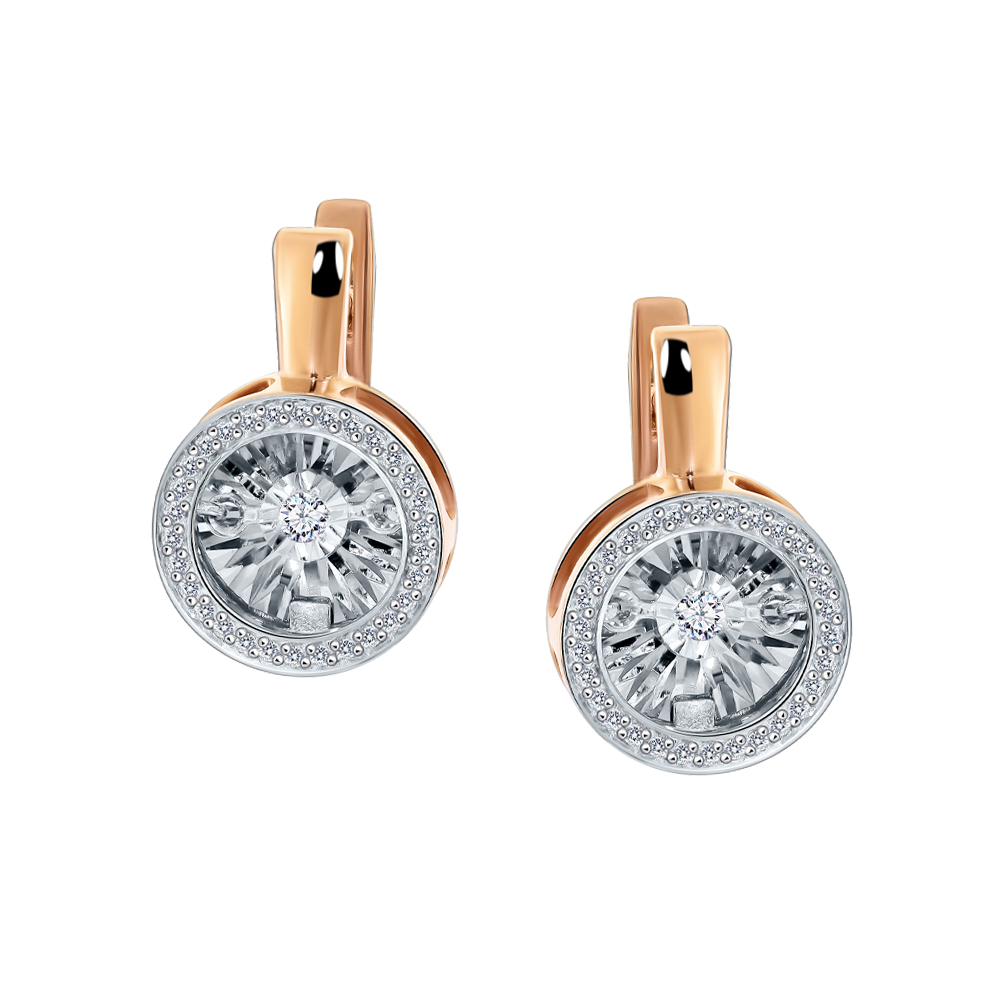 Серьги с бриллиантом grigoriev 02-11-5478-31-00-1