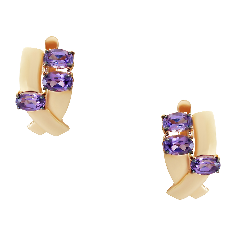 Серьги из золота АЛЕКСАНДРА кл3162а-9