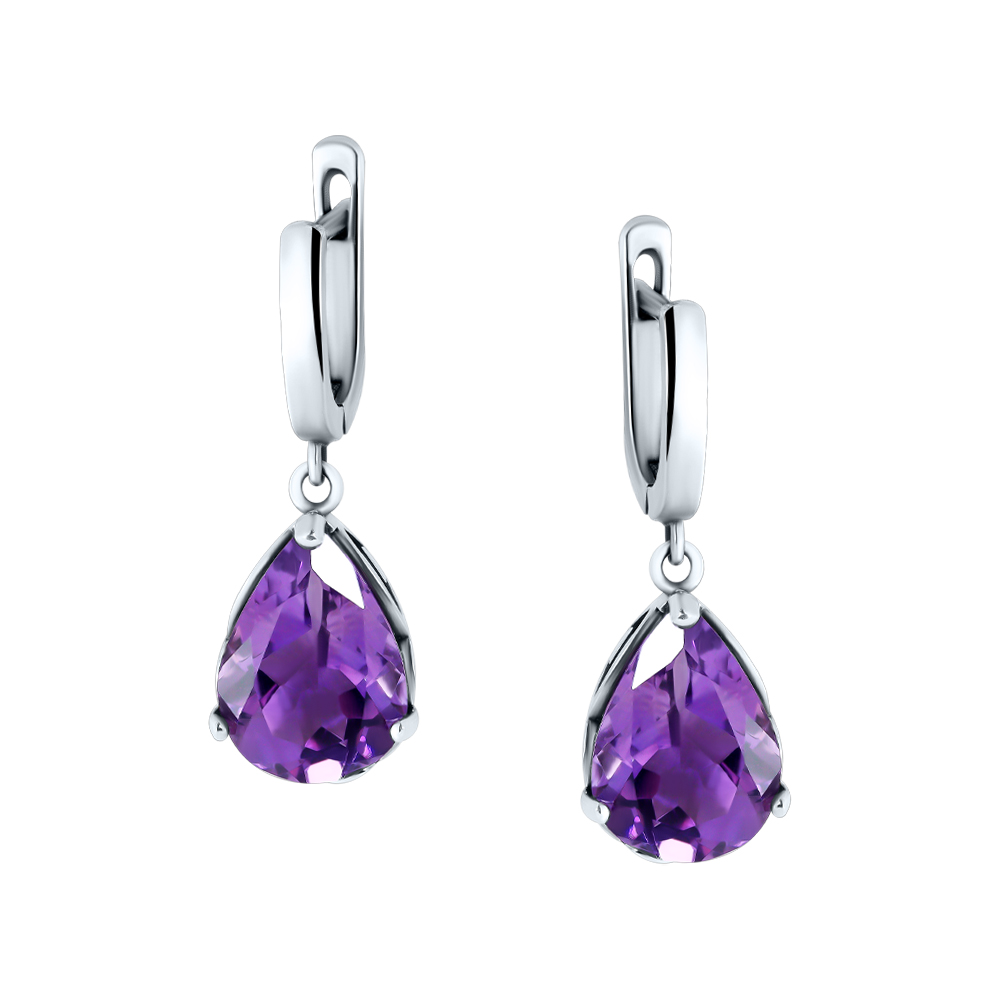 Серьги из серебра Русский СтилЬ 16129902