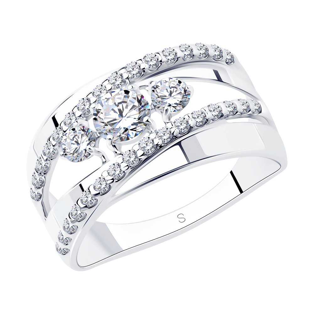 Кольцо из серебра SOKOLOV 94011975