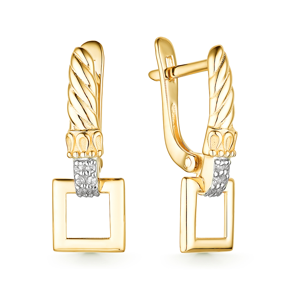 Серьги из золота CORONA с4201л