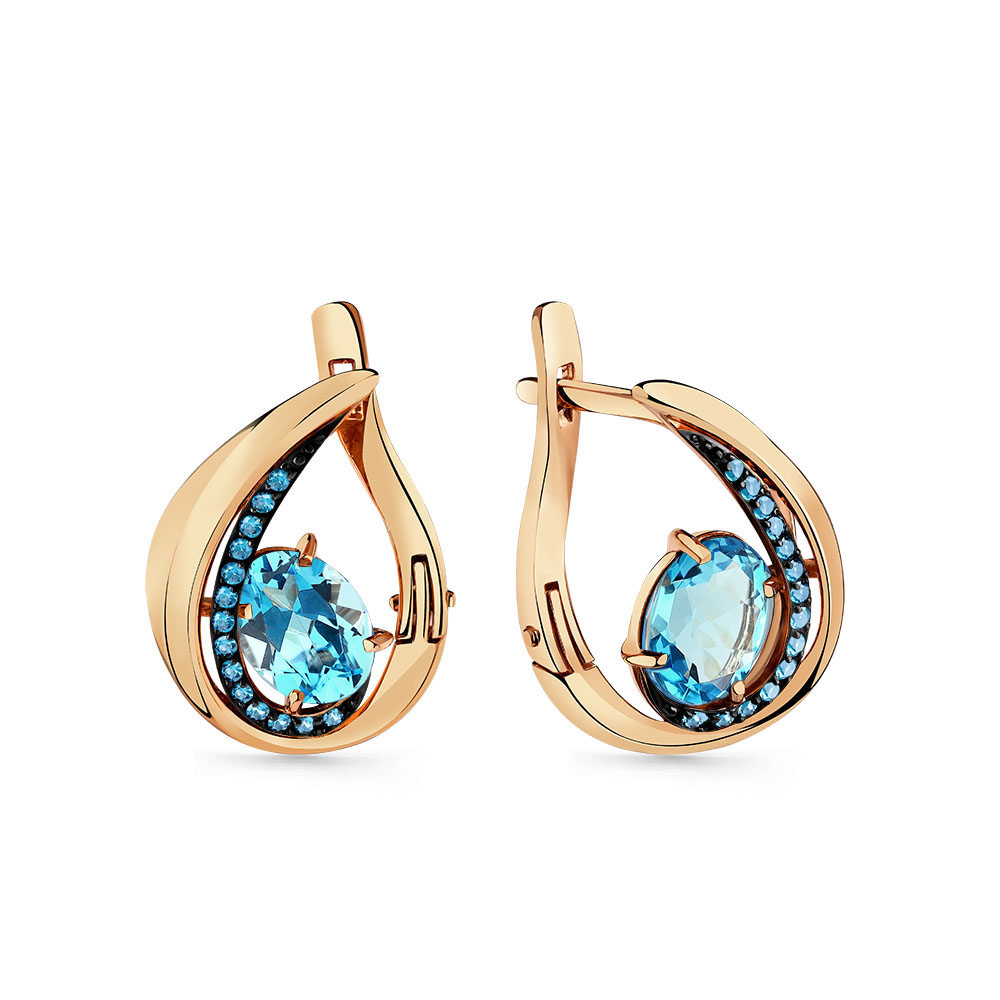 Серьги из золота MAGIC STONES 02-3-519-1313-012