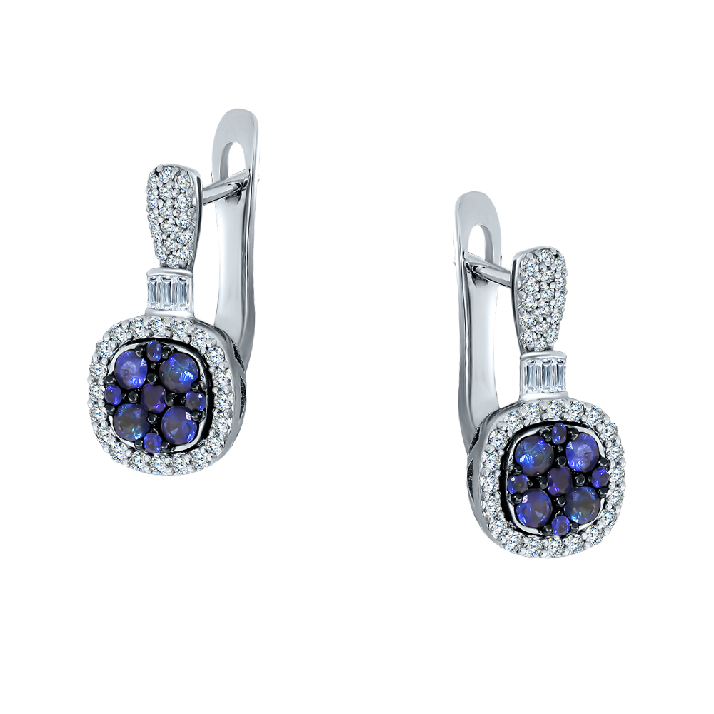 Серьги с бриллиантом SARGON E2917-1011