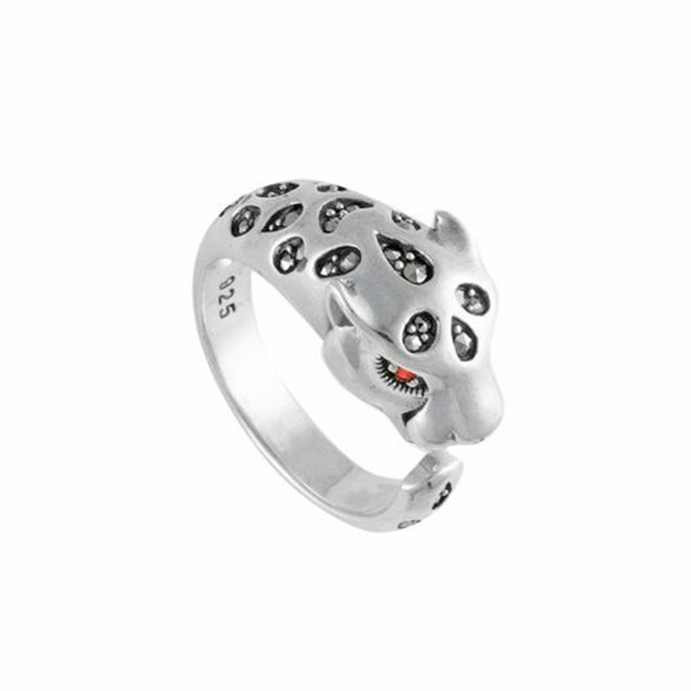 Кольцо из серебра Марказит HR1884