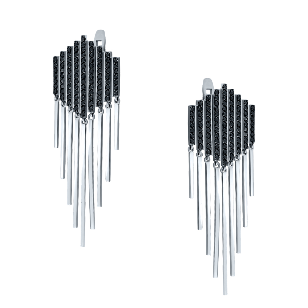 Серьги с бриллиантом PLATIKA JEWELRY 2-0427-205