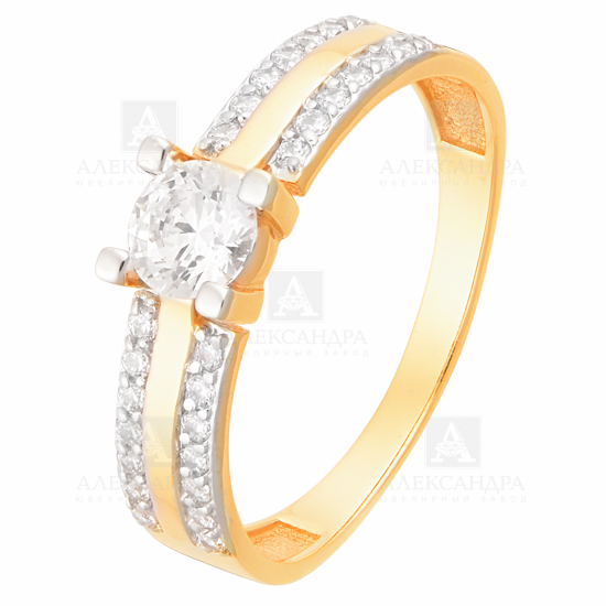 Кольцо помолвочное из золота кл2325-01