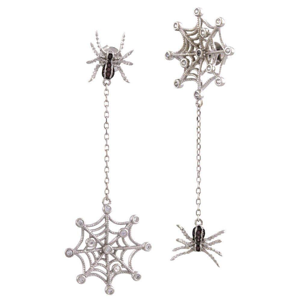 Серьги пуссеты из серебра Silver Sky E23777-BW
