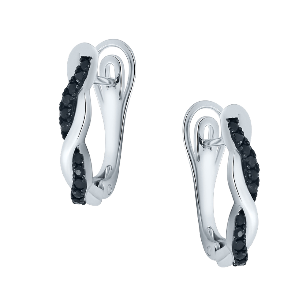 Серьги из серебра INCRUA ETL-053-E-BS