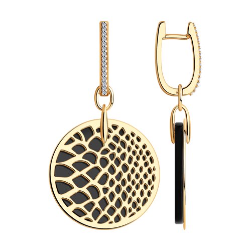 Серьги из серебра SOKOLOV 93-321-01771-2