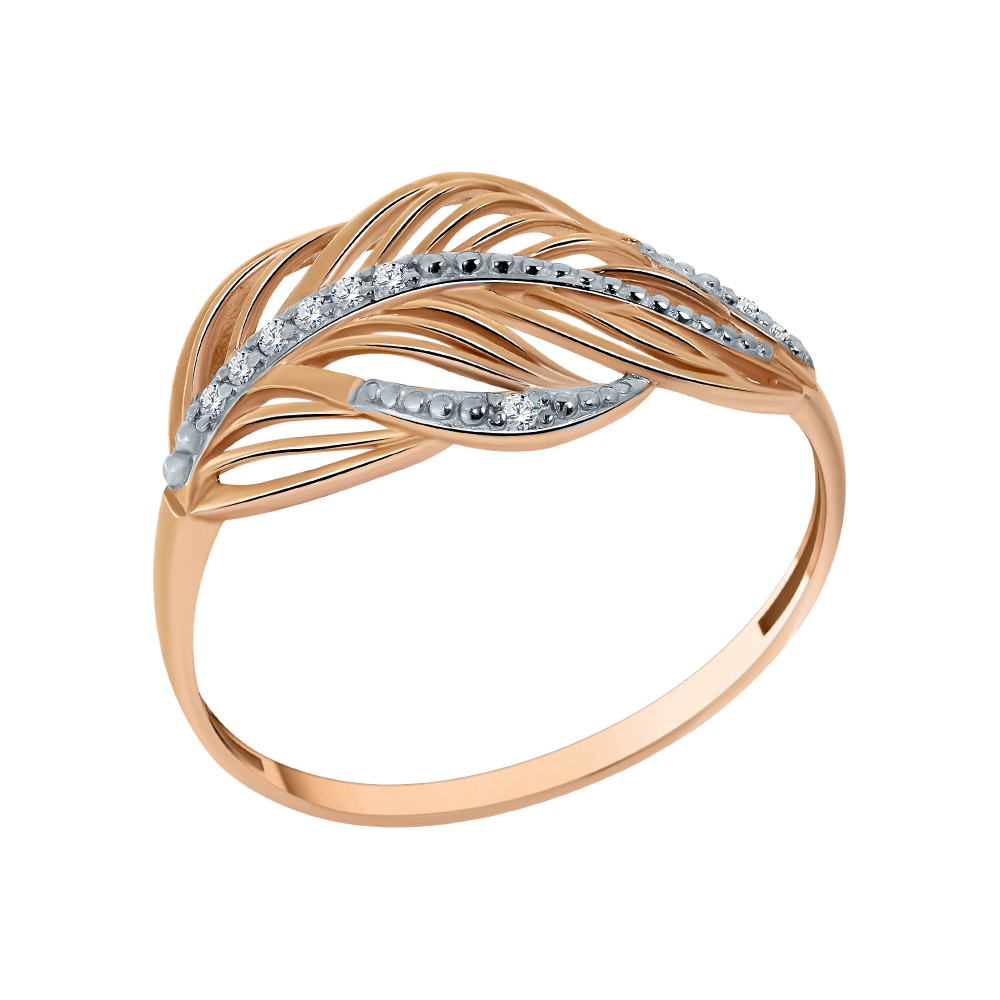 Кольцо из золота RUSGOLDART 1521007 1 1 1