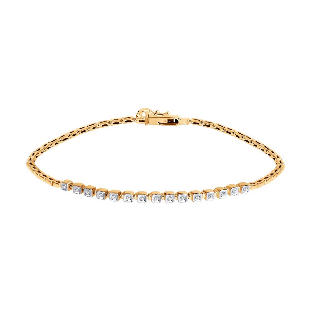 Браслет с бриллиантом SOKOLOV 1050221 №22 19