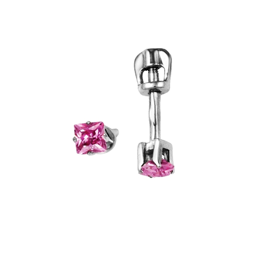 Серьги пуссеты из серебра Аврора 83058