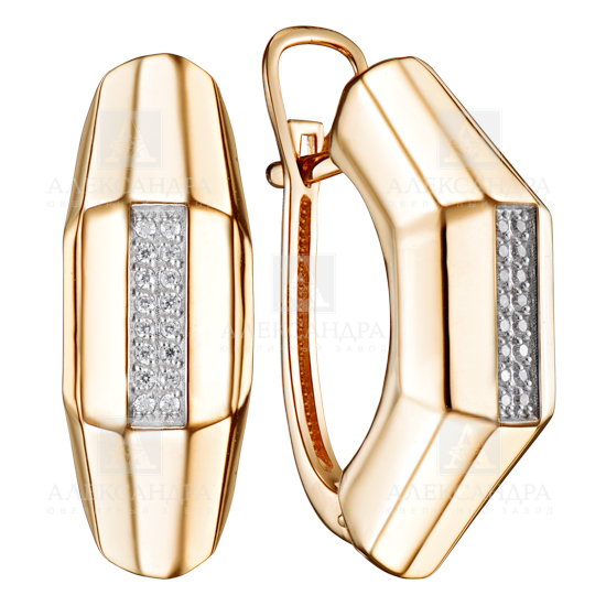 Серьги из золота кл4504а-01