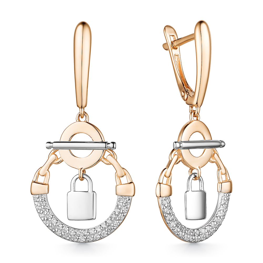 Серьги из золота CORONA с4300