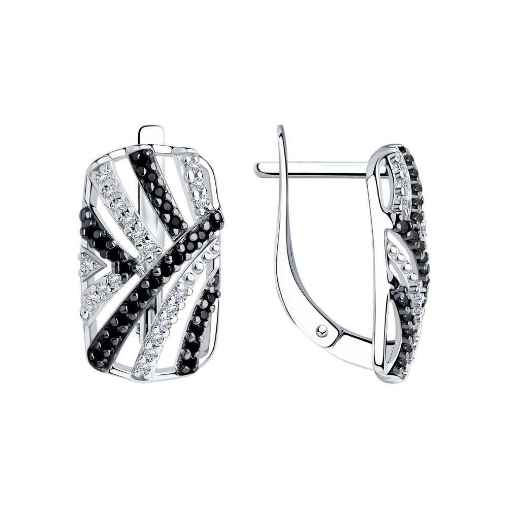 Серьги из серебра SOKOLOV 94-120-00785-1