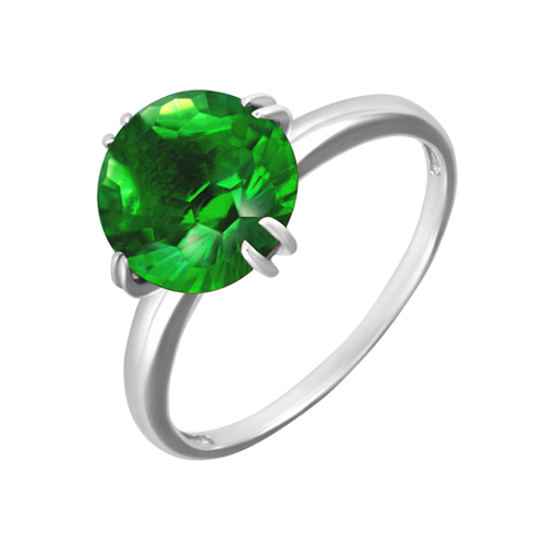 Кольцо из серебра ЗОЛОТОЙ МЕРКУРИЙ 33-14001-зел