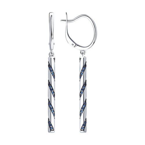 Серьги из серебра SOKOLOV 94-121-02187-1