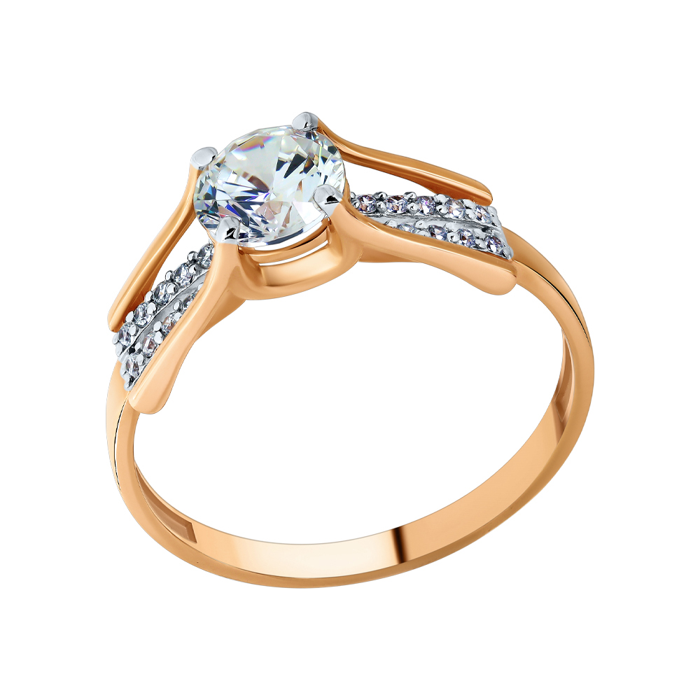 Кольцо помолвочное из золота RUSGOLDART 1626607 1 1 1