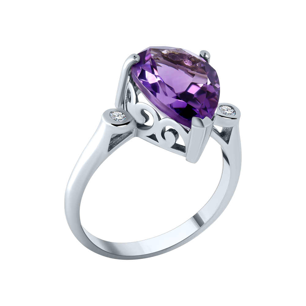 Кольцо из серебра Русский СтилЬ 16126401