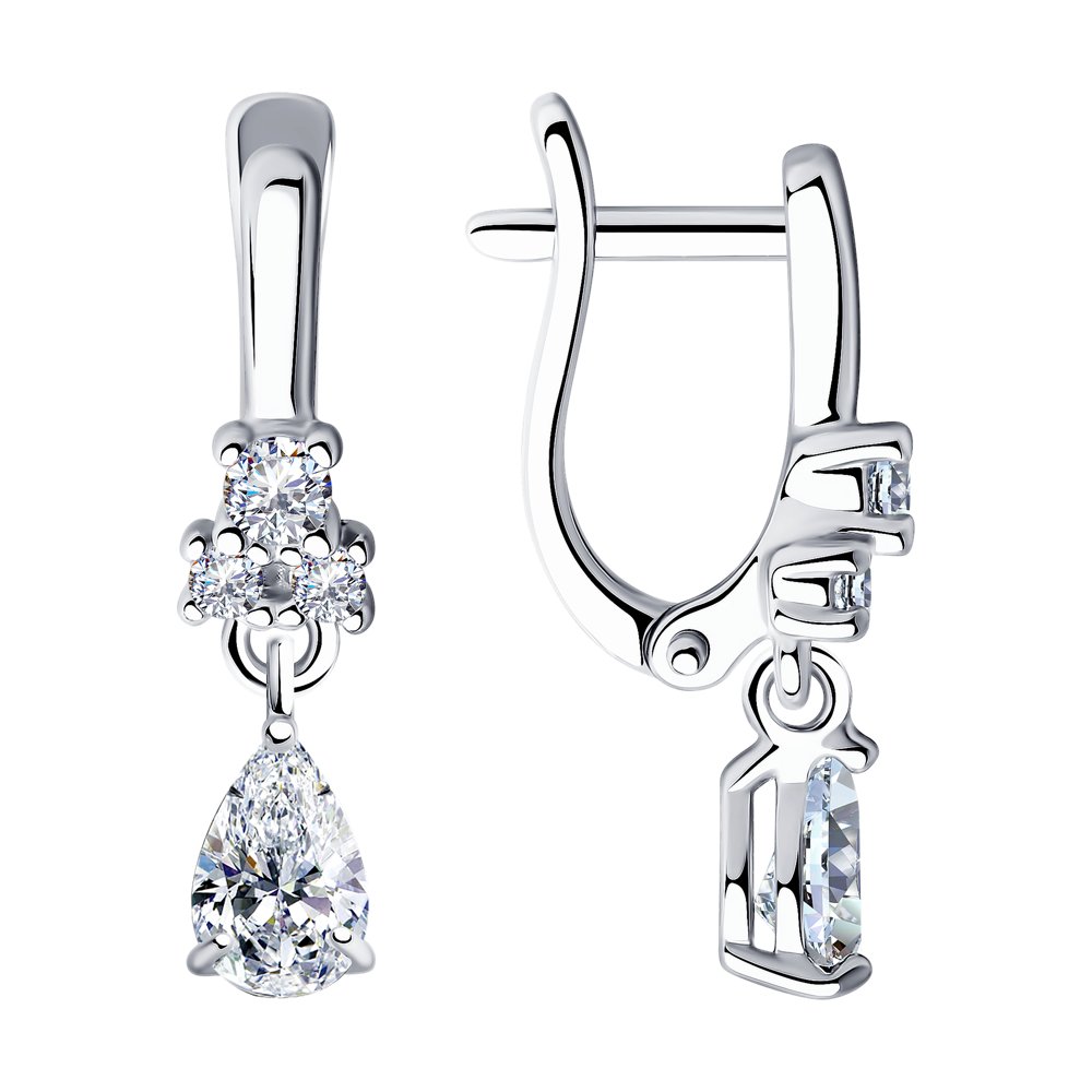 Серьги из серебра SOKOLOV 94021493