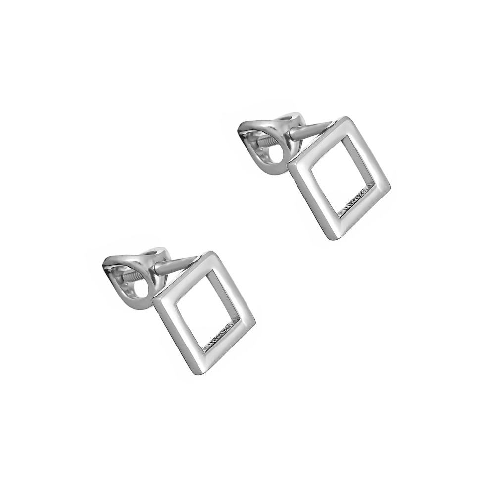Серьги пуссеты из серебра Сильвер Лайн с1180рв