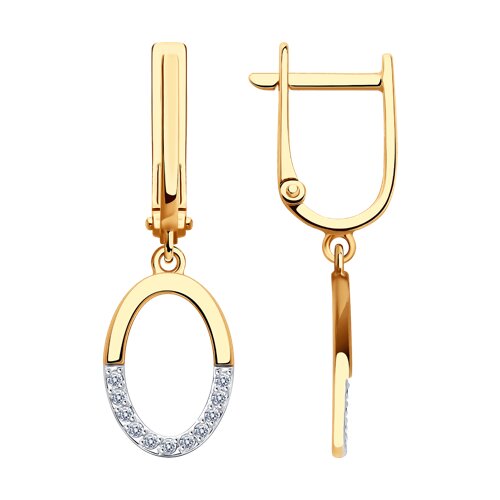 Серьги из золота SOKOLOV 51-121-01953-1