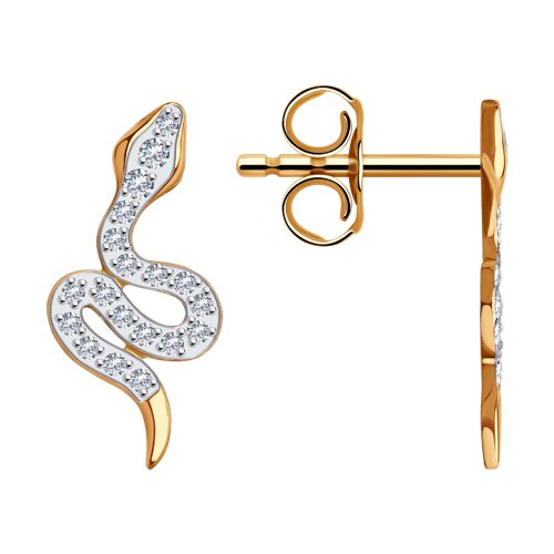 Серьги пуссеты из золота SOKOLOV 029770