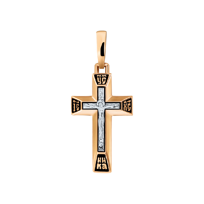 Подвеска крест из золота Аврора 740542