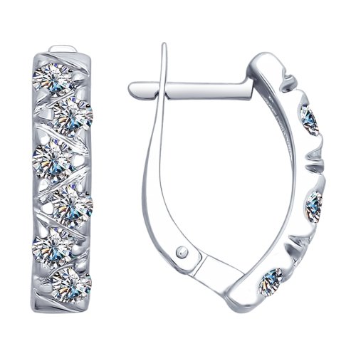 Серьги из серебра SOKOLOV 94022567