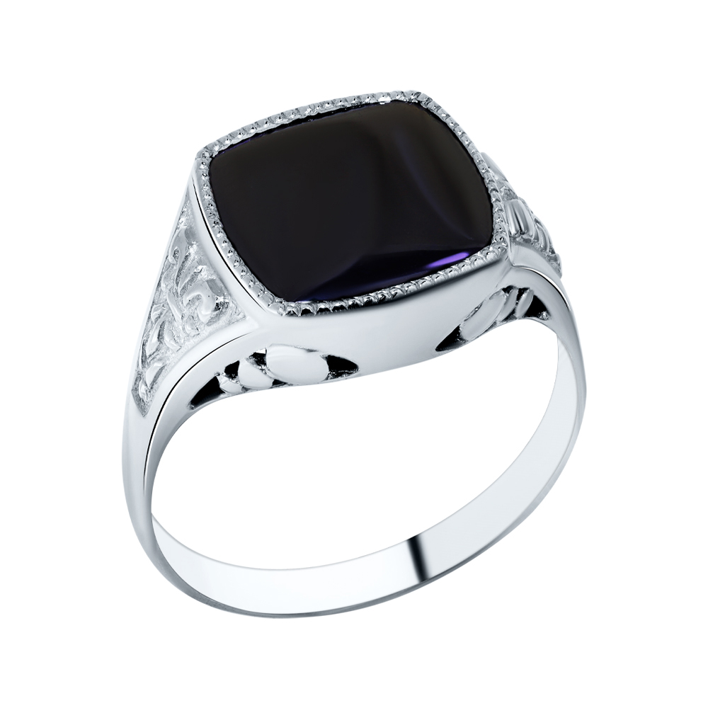 Кольцо мужское из серебра Ив.Ю.Ко. 3302933др