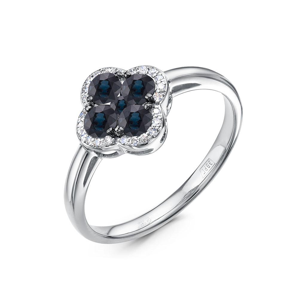 Кольцо с бриллиантом 5-6245-106-1Б-Сап