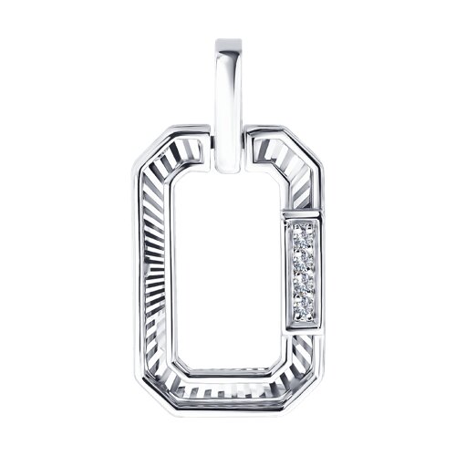 Подвеска с бриллиантом SOKOLOV 1031009-3 №25 37