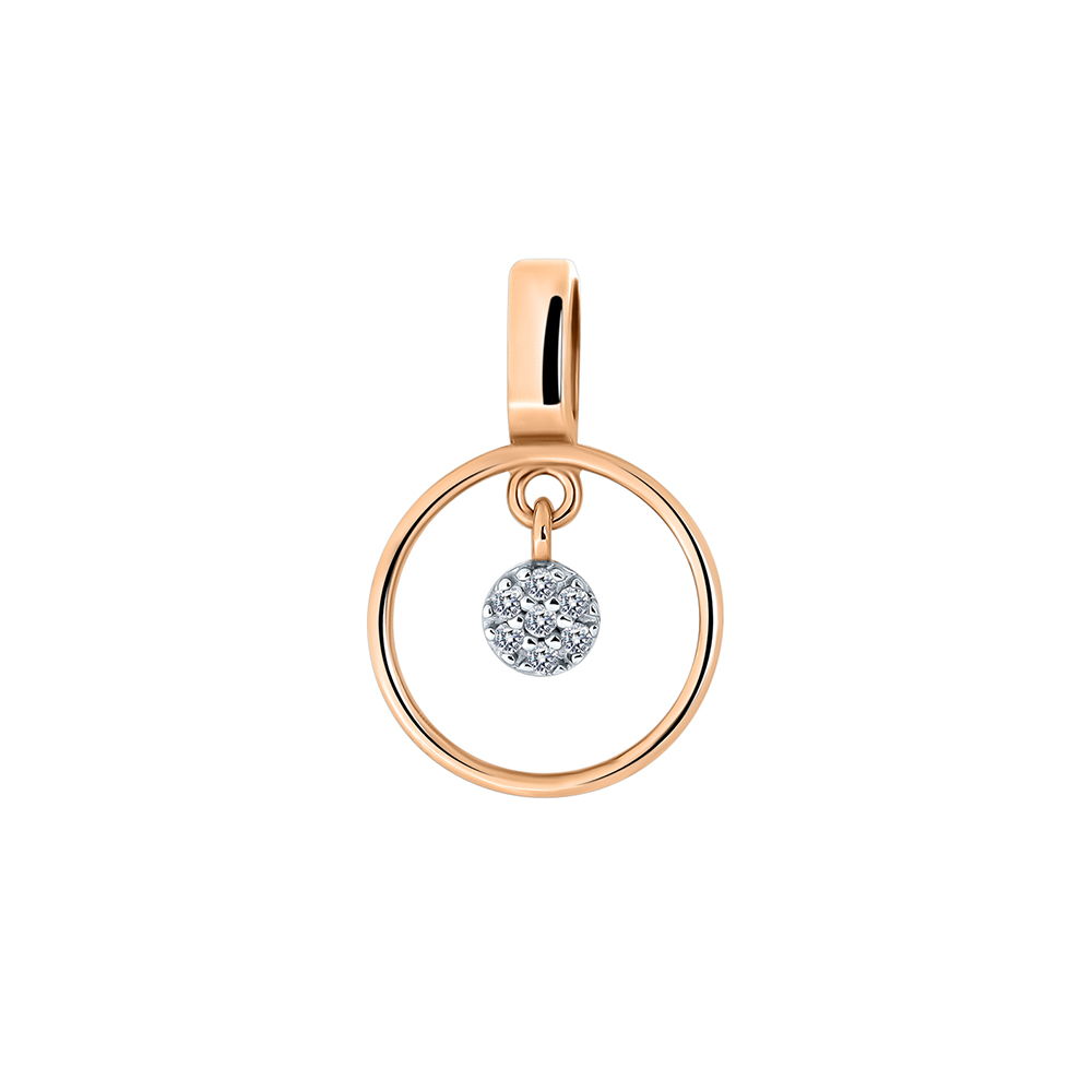 Подвеска с бриллиантом АРИНА 1047173-11140