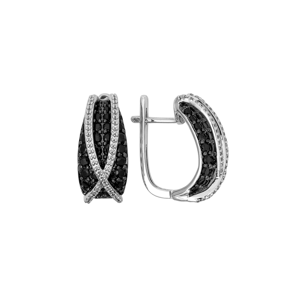 Серьги из серебра СРС3054Ф