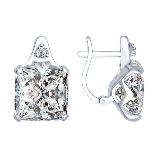 Серьги из серебра SOKOLOV 94022280