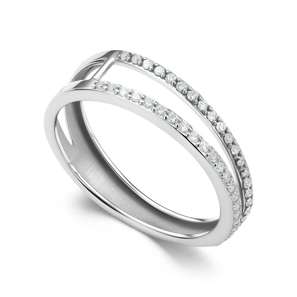 Кольцо с бриллиантом АЛЬКОР 16267-200