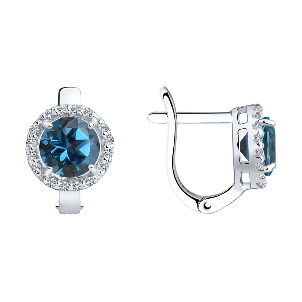 Серьги из серебра SOKOLOV 92021163